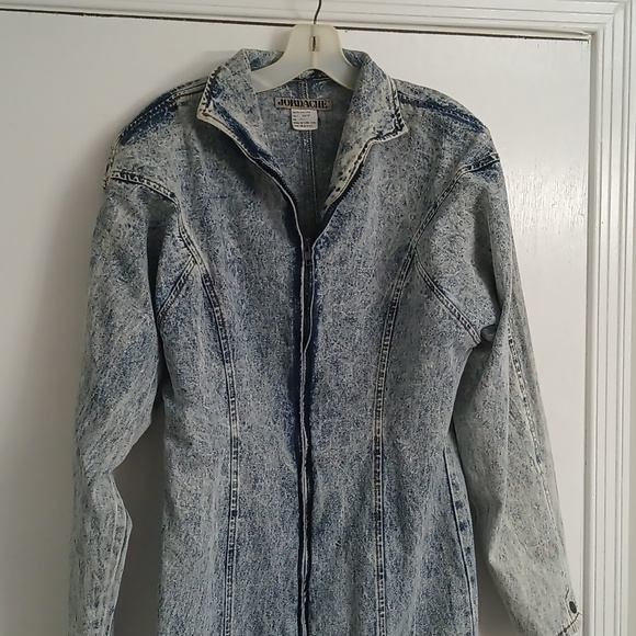 Vintage Jordache denim dress women's size 13/14 Large - Picture 4 of 11